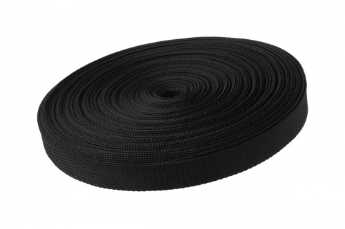 Текстильна Стрічка ремінна 30 мм (15,50 г.) чорна